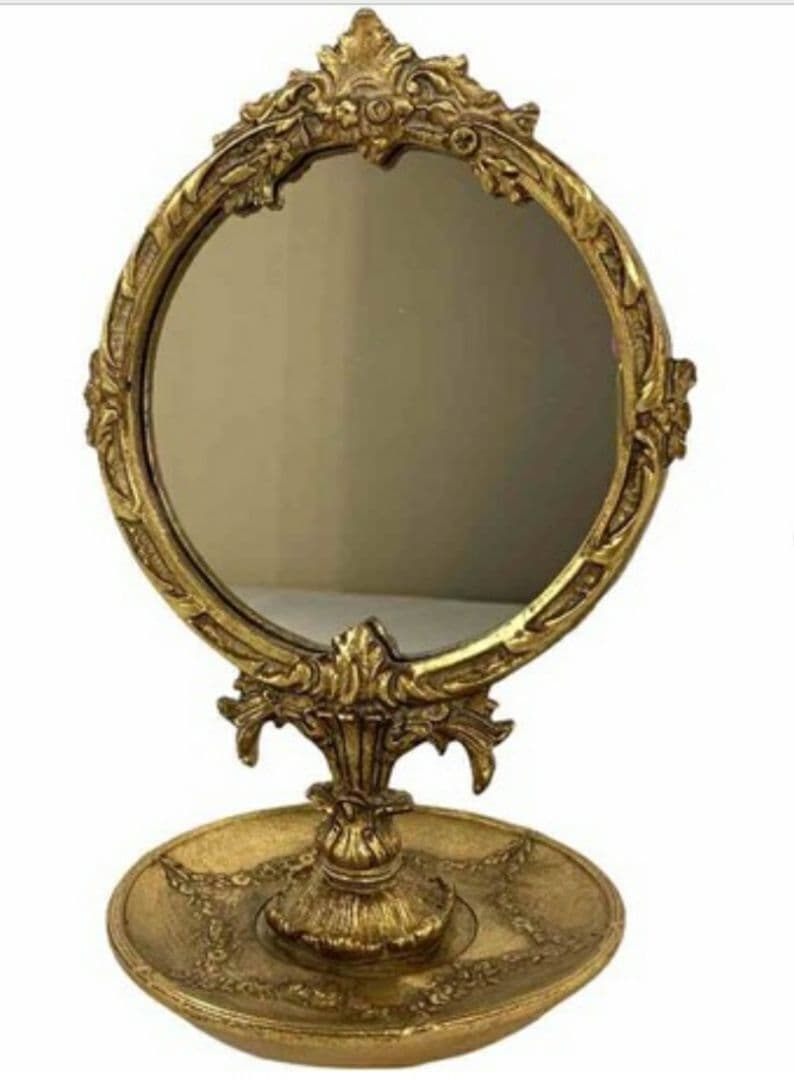 要問い合せ♥️ヨーロピアン空間♥️ロココ調　ミラー　置き鏡　ゴールド　金運　２型
