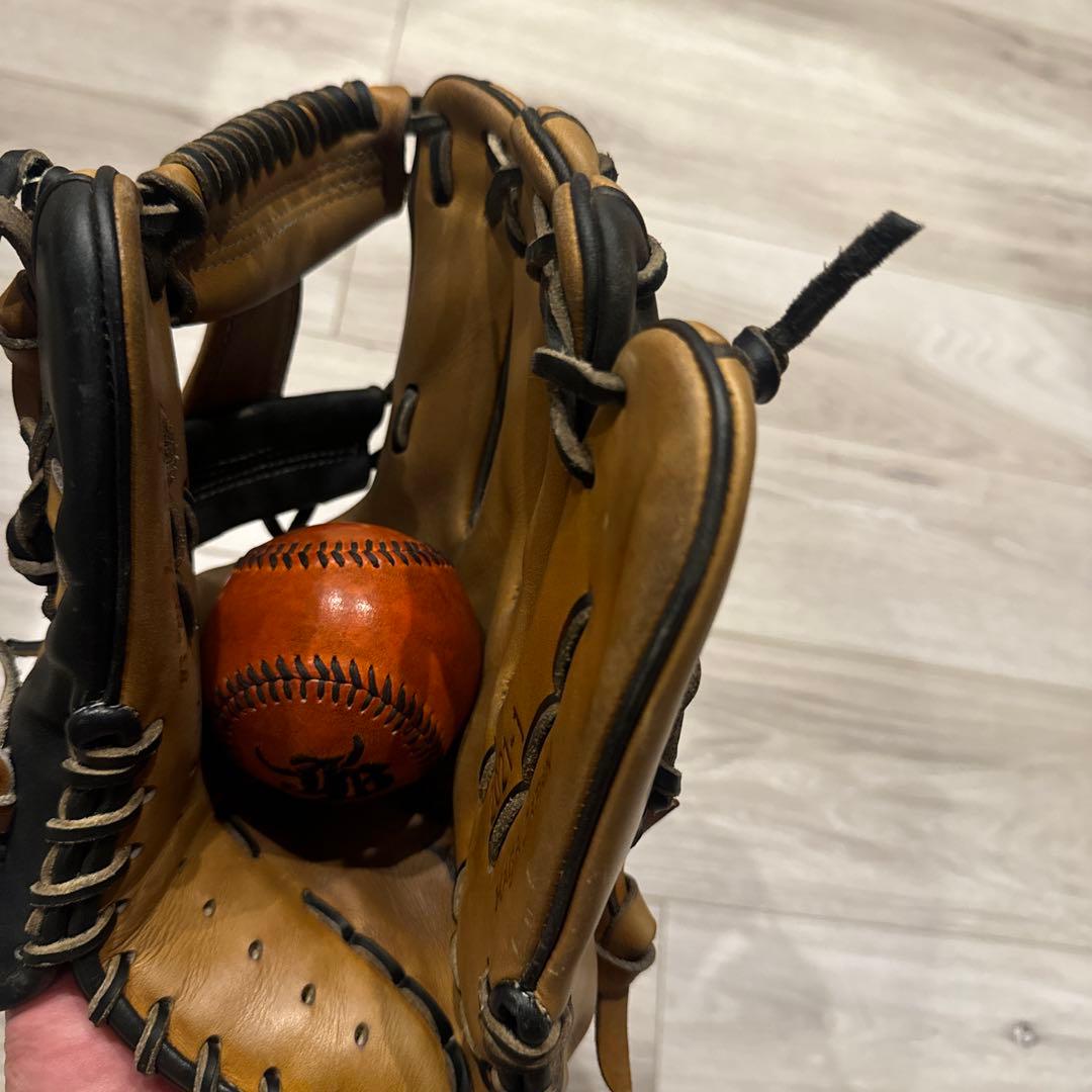 ミズノ軟式　ダイバーシティブルー限定　オーダー羽賀ジャパン　haga japan