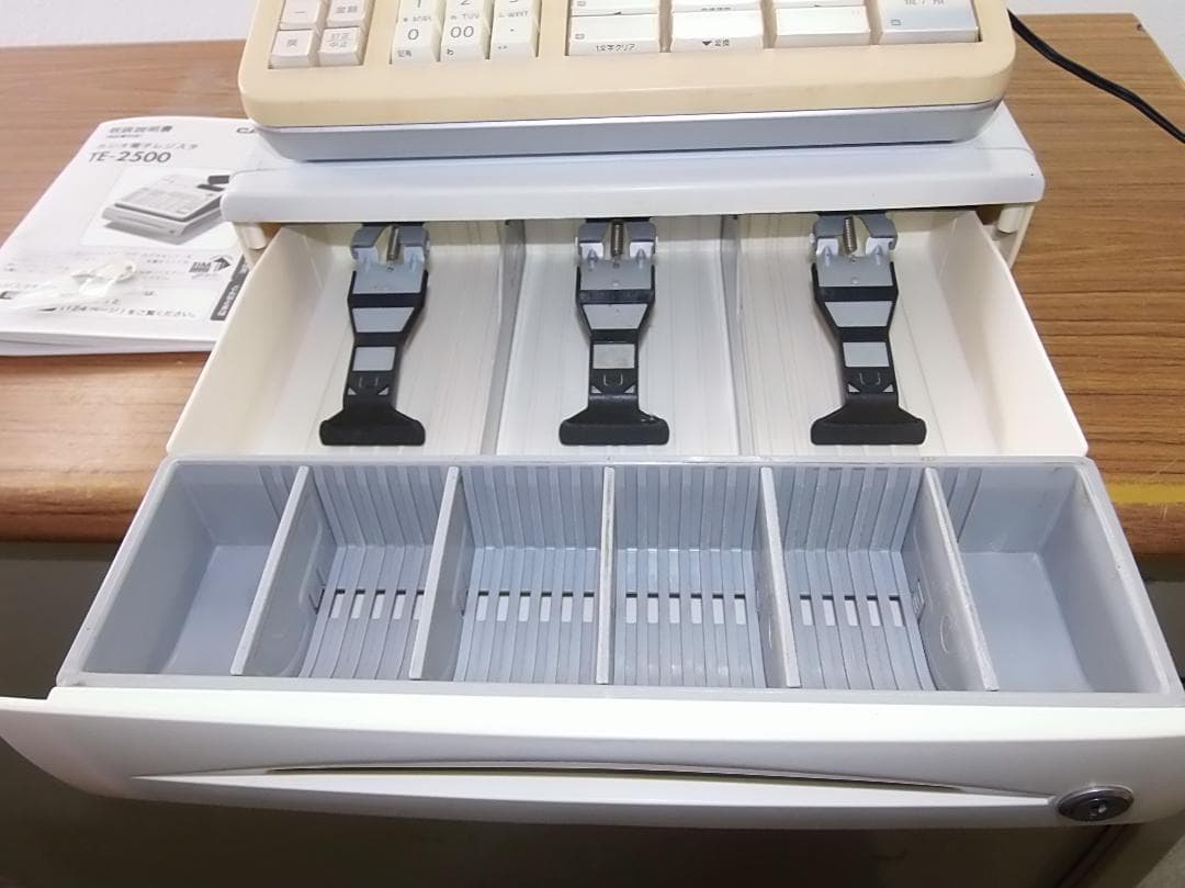 設定無料 CASIO TE-2500-15S 15部門 レジスター 250816