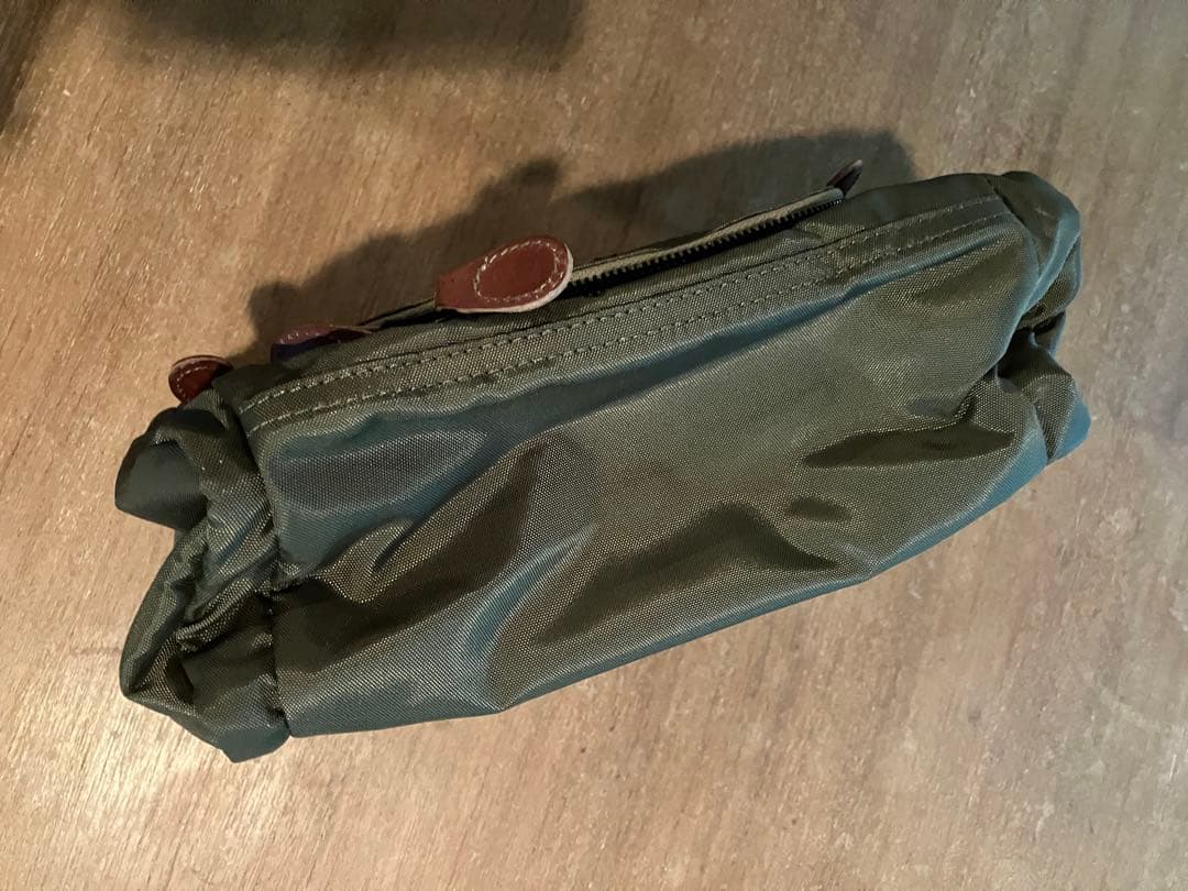 RRL グリーン ナイロンキャンバス トラベルポーチ　未使用品