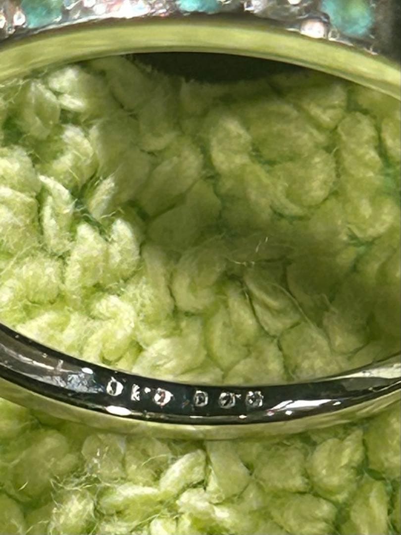 パライバトルマリン　プラチナリング未使用