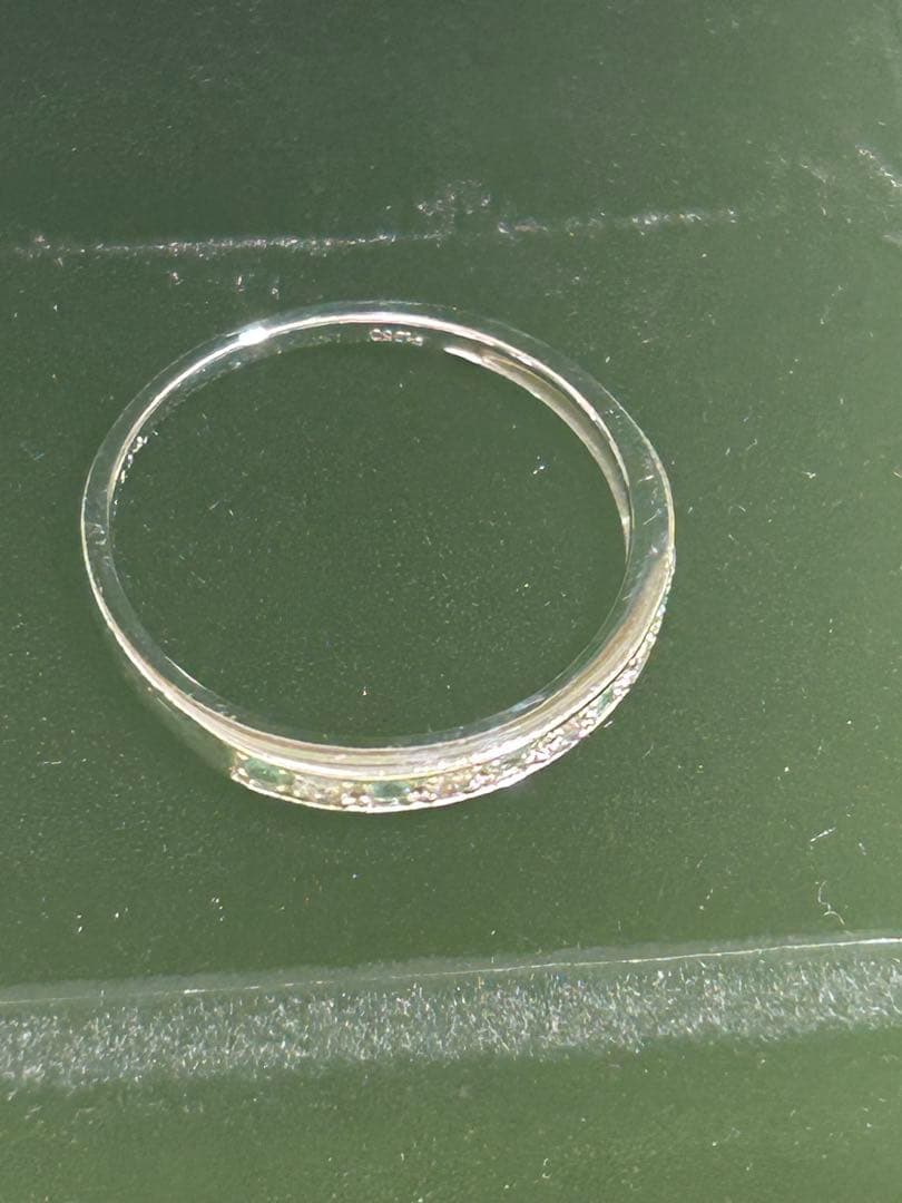 パライバトルマリン　プラチナリング未使用