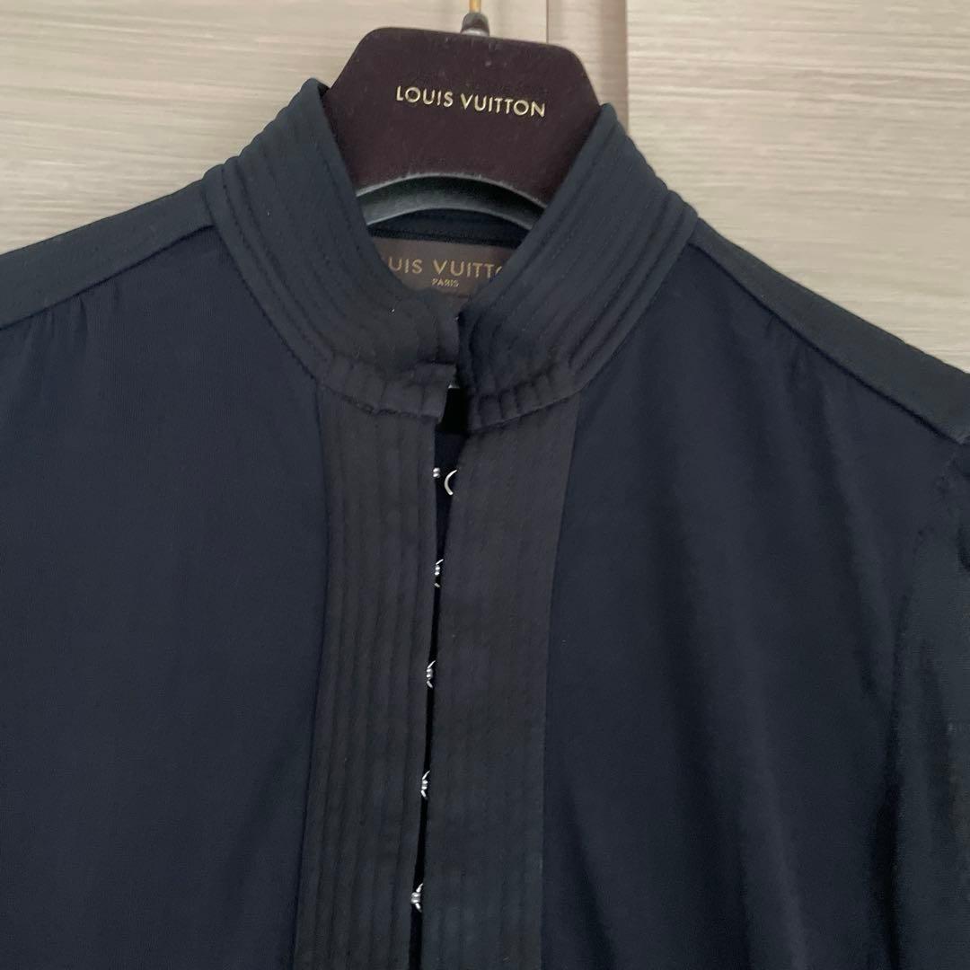 LOUIS VUITTONワンピース　34 ブラック×水玉