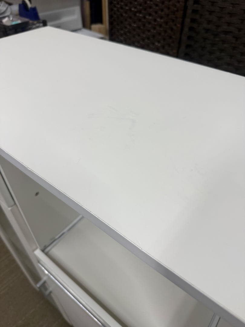 【洗浄消毒作業済】【美品】ニトリ　レンジ台　レンジボード　食器棚