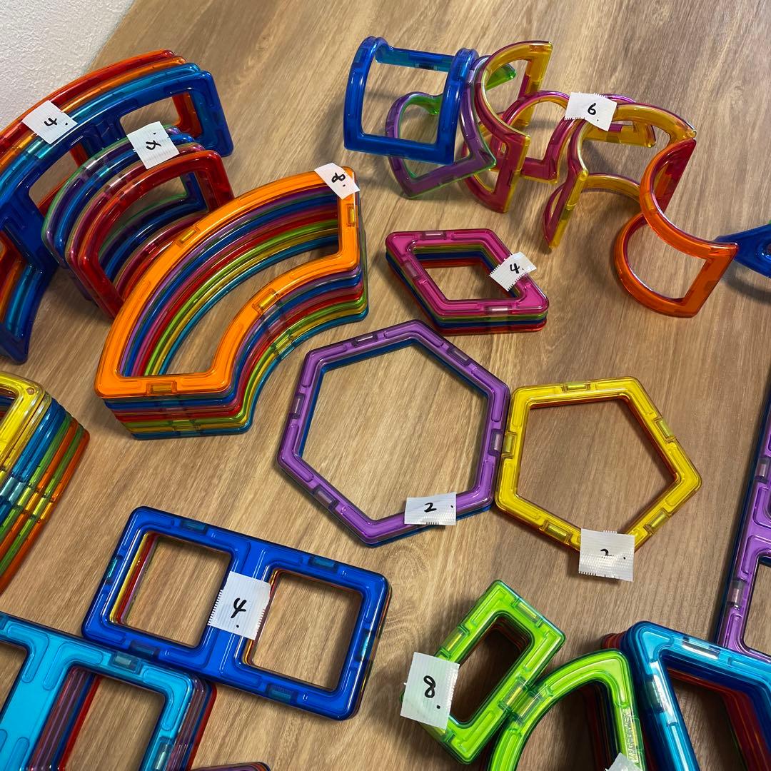 マグフォーマー大量213ピース おまけアクセサリー多数