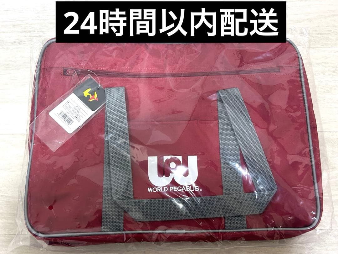 旧型　新品未使用　ワールドペガサス ワッペ　スクバ　旧ワッペ　赤