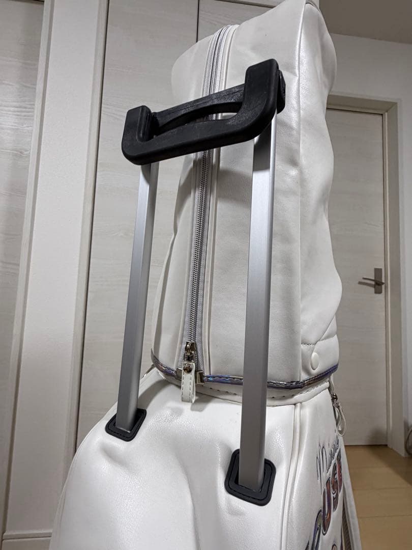 【美品・ほぼ未使用】ディズニー ミニーマウス キャディバッグ キャリータイプ