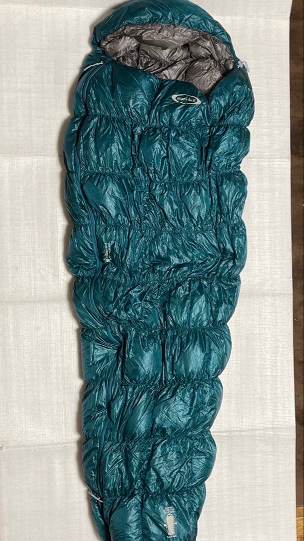 モンベル　ULSSダウンハガー #3 ティール マミー型寝袋　800FP