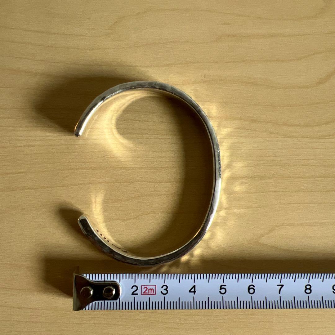 【値下げ】市松　バングル silver アシンメトリー