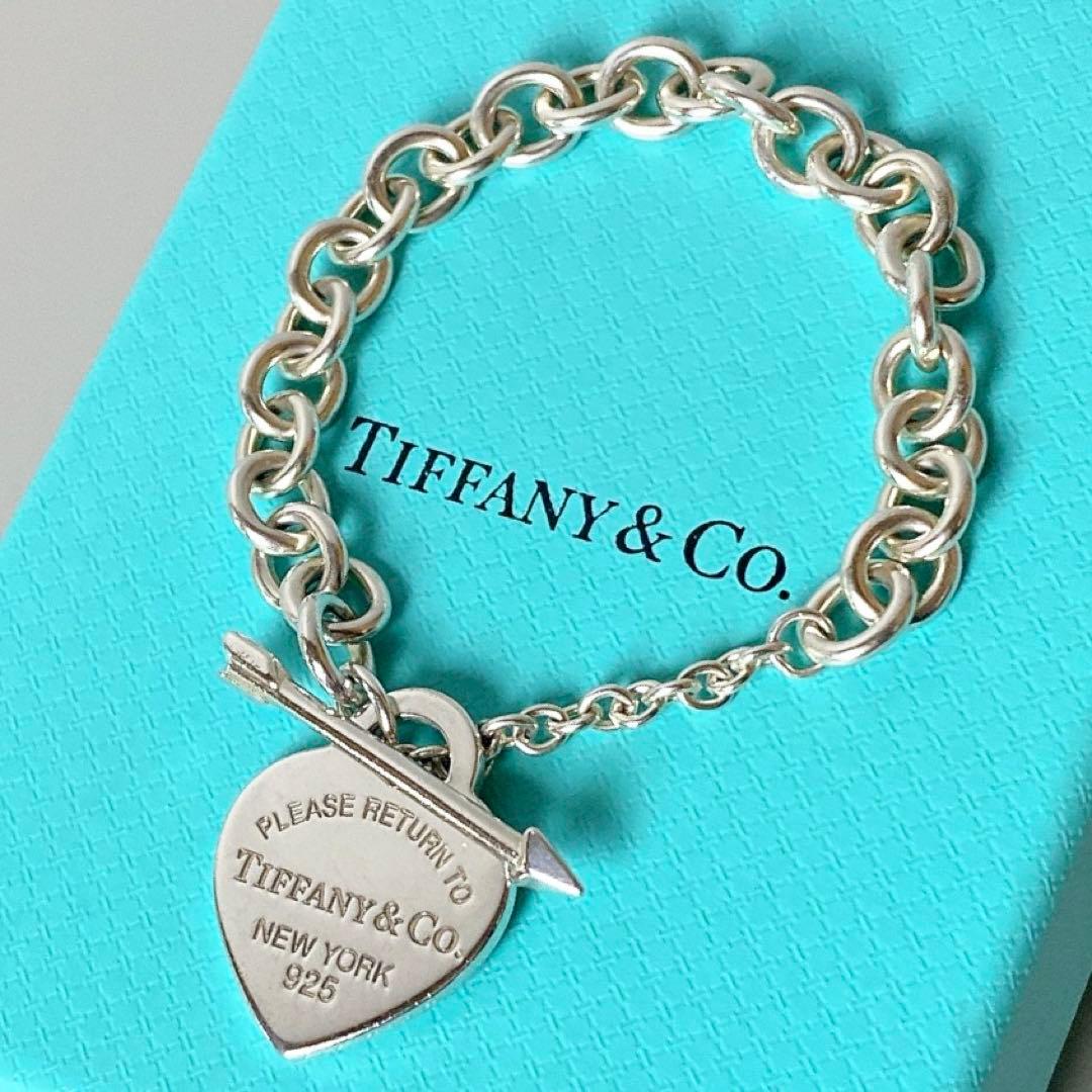 Tiffany / ラブストラック ハートタグ ブレスレット ミディアム 925