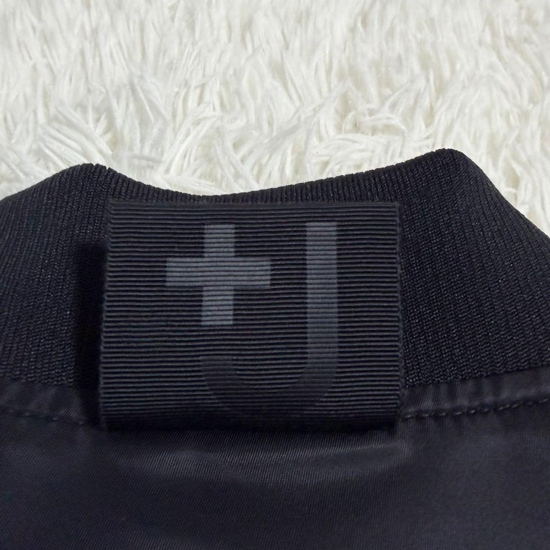 【極美品】UNIQLO +J ハイブリッドダウンオーバーサイズMA-1 ブラック