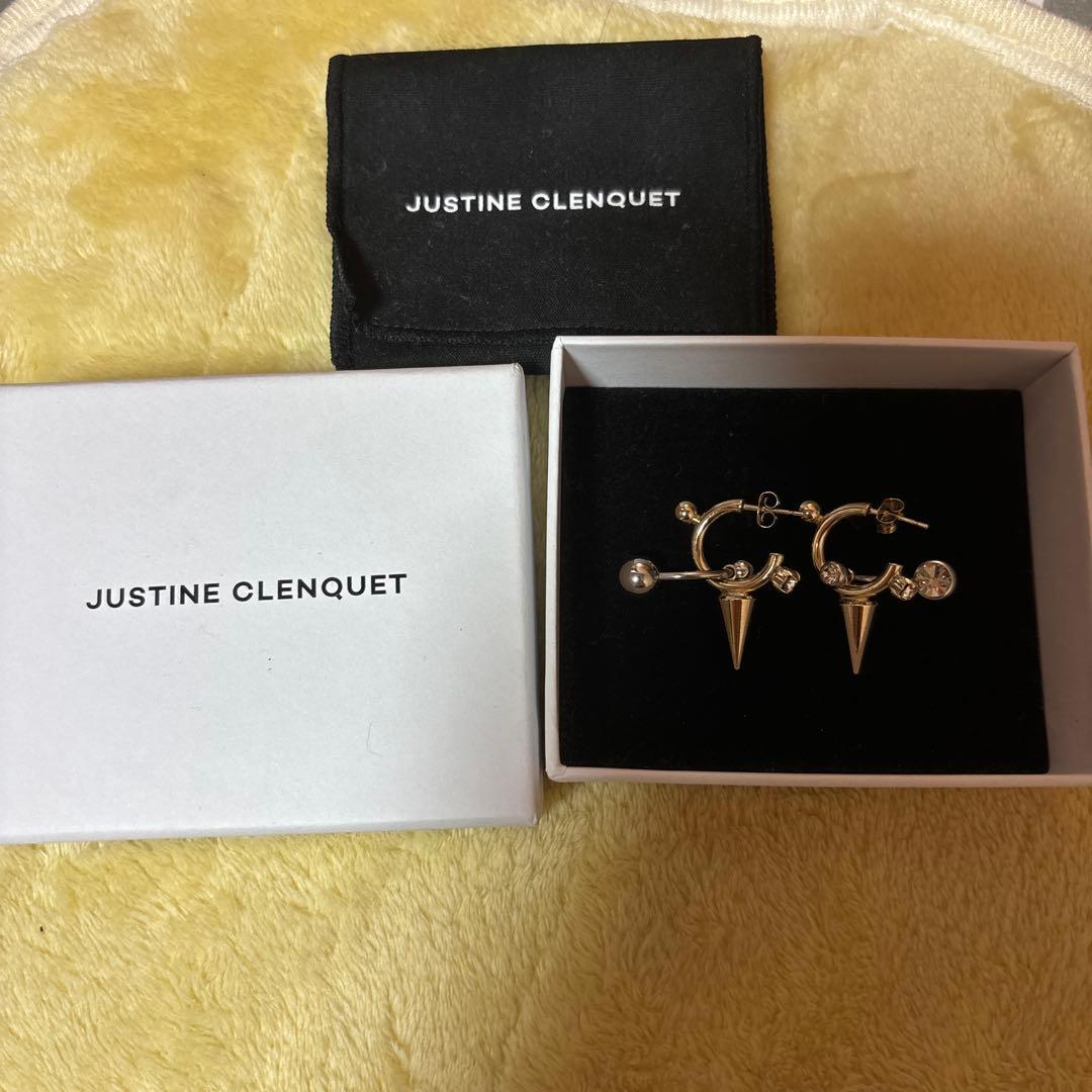 JUSTINE CLENQUET 両耳ピアス