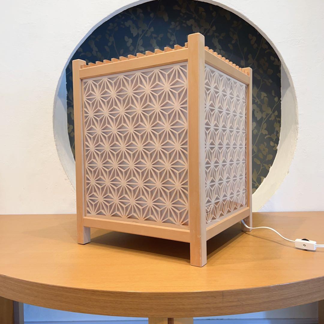 間接照明　行灯　行燈　組子　組子細工　ライト