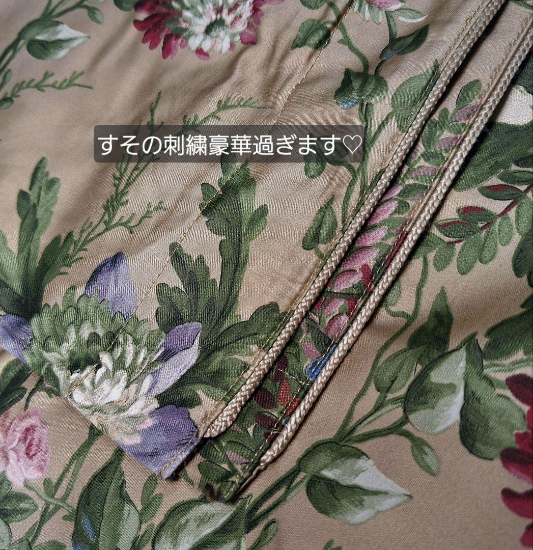 未使用　Ralph Lauren シングル掛け布団カバー　アドリアーナフラワー綿