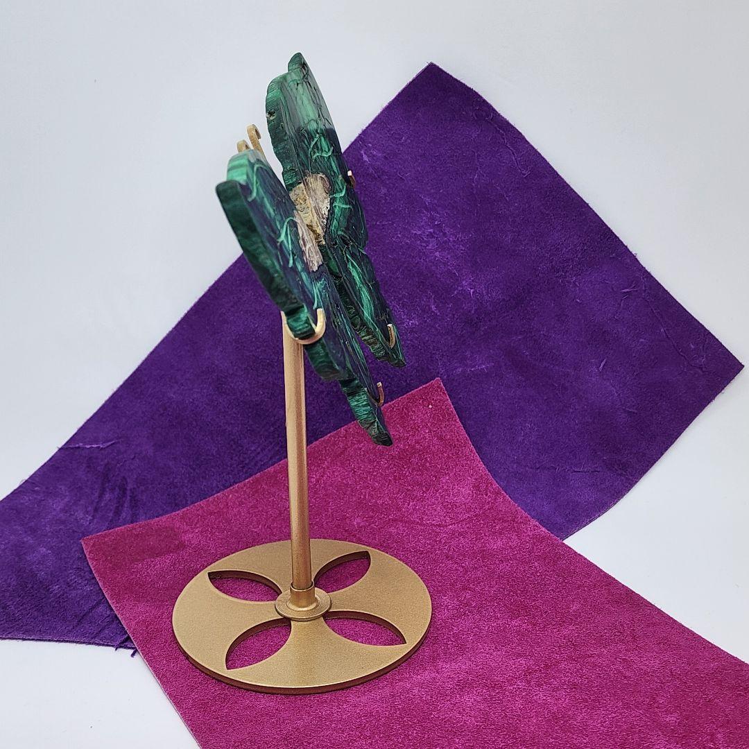 天然石 マラカイト 蝶々 一点物です！