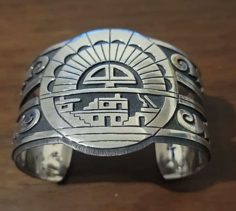 インディアンジュエリー ホピ ワイドバングル