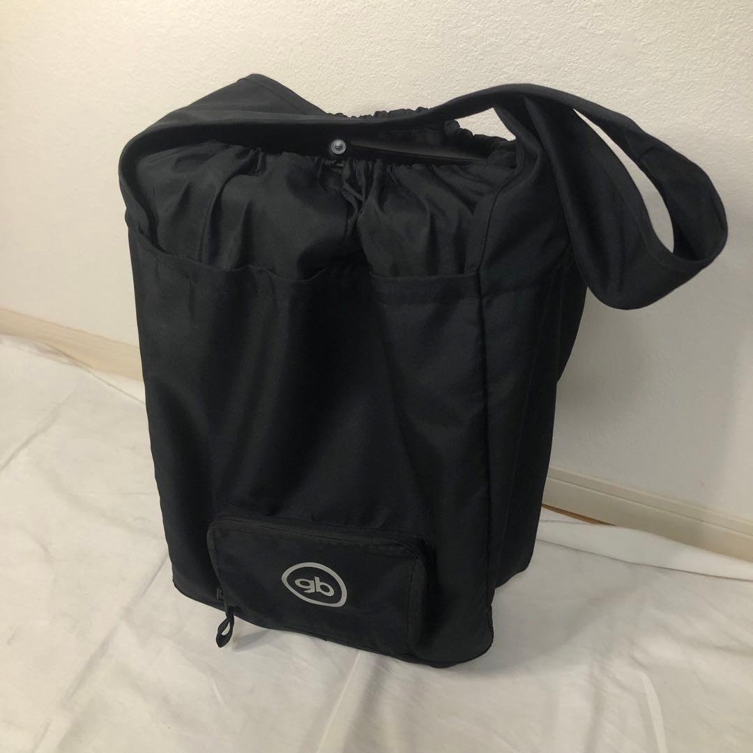 送料込★美品★gb pockit air 折りたたみ式小型ベビーカー ケース付