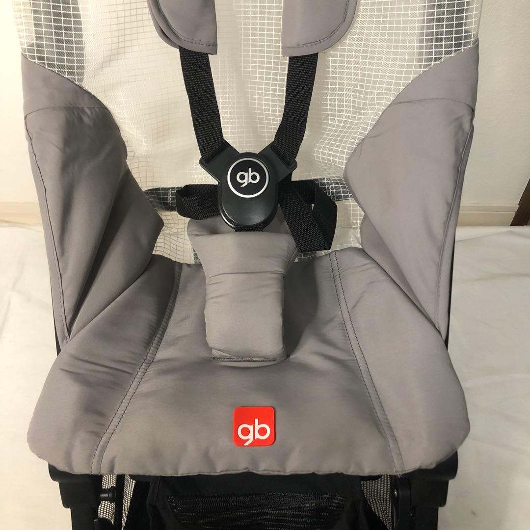 送料込★美品★gb pockit air 折りたたみ式小型ベビーカー ケース付