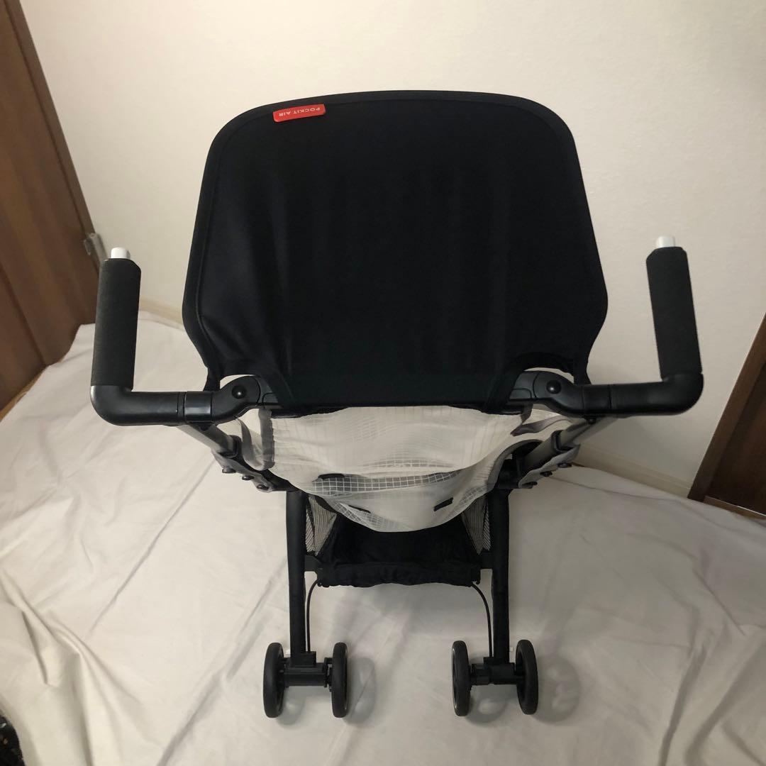 送料込★美品★gb pockit air 折りたたみ式小型ベビーカー ケース付