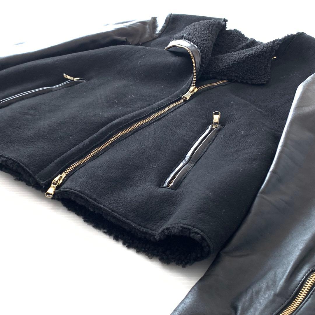 ●美品 Cinquanta 40 イタリア製 定価120,000程 ムートンJK