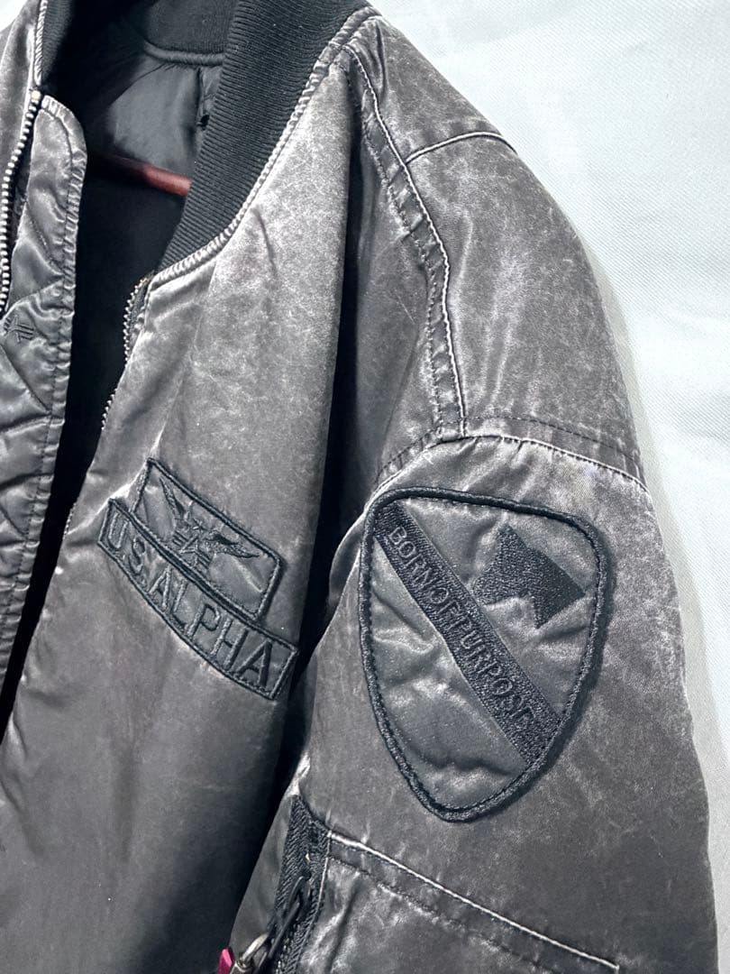 アルファインダストリーズ MA-1 フライトジャケットスクラッチAIR CREW