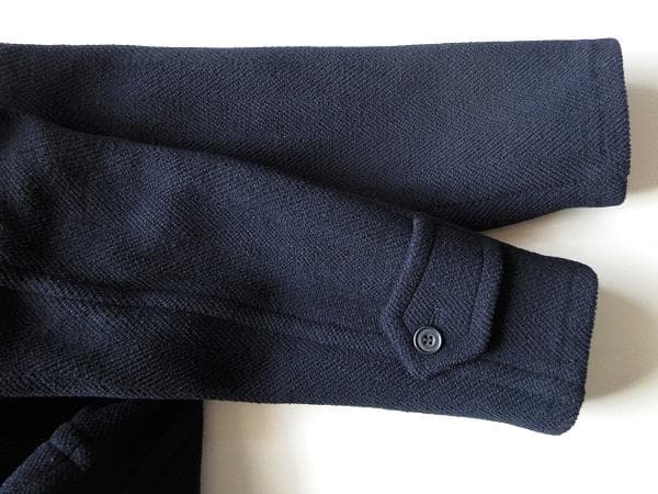 英国製 インバーティア ムーアブルック ウールへリンボーンメルトン フードコート