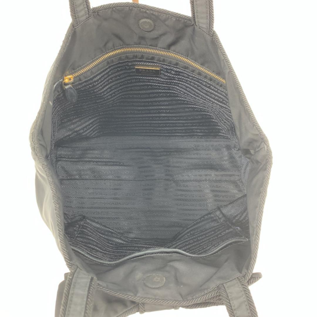 プラダ リボン フィオッコ トートバッグ ショルダーバッグ ゴールドロゴ