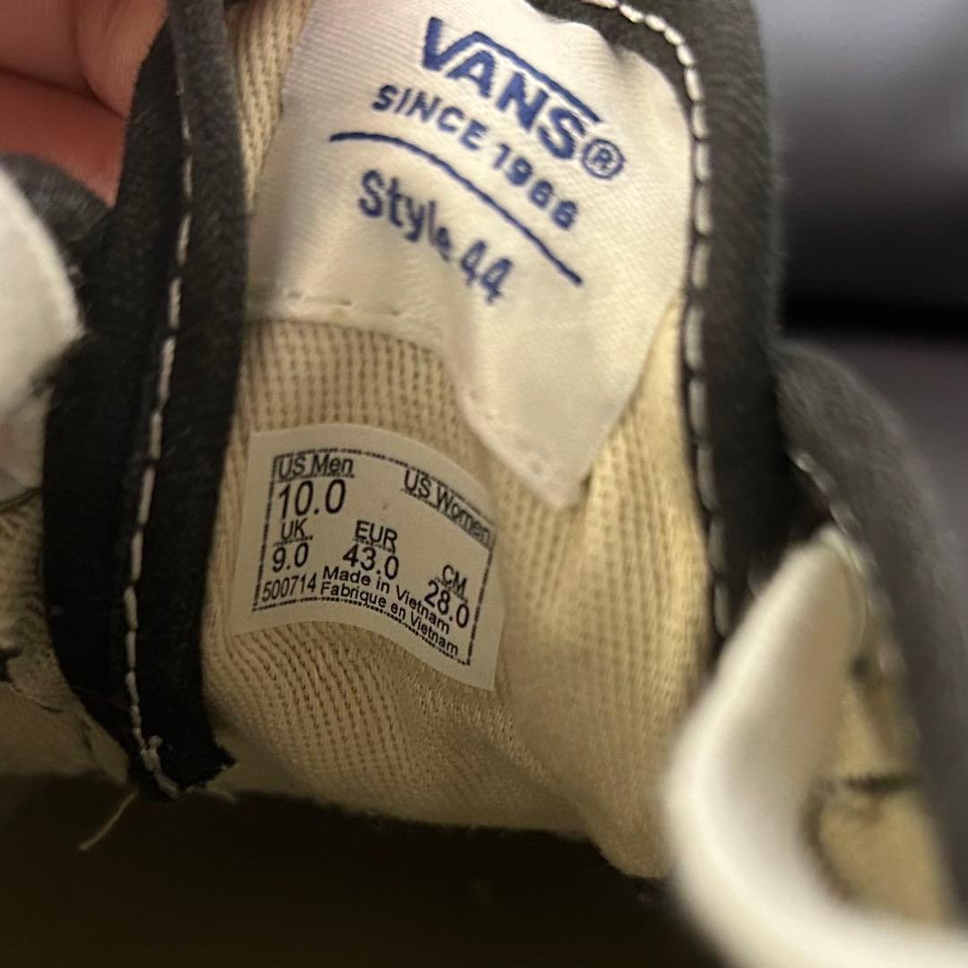 廃盤VANS ANAHEIM AUTHENTIC 44DX BLACK 28㌢