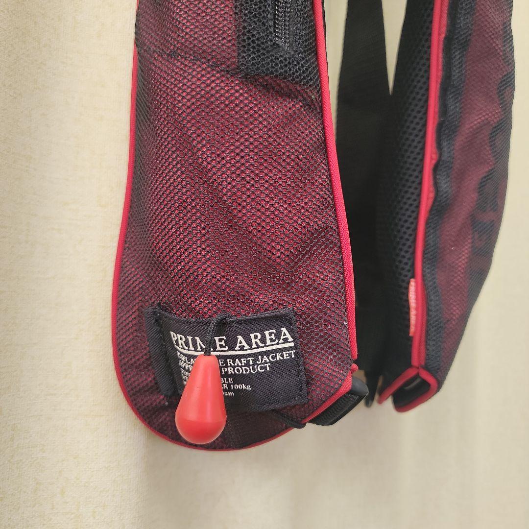 エコギア ライフジャケット メッシュ素材 フリーサイズ 自動膨張