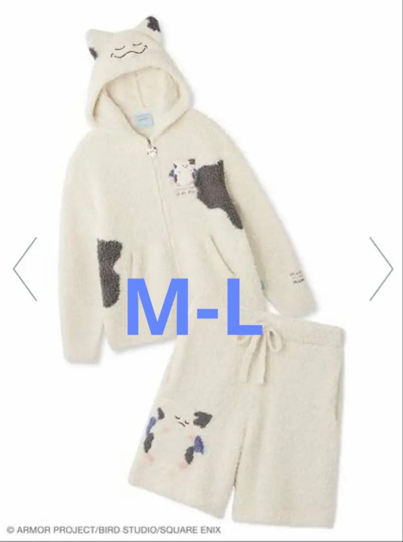 ジェラートピケ ドラクエ モーモン M-L パーカ＆ハーフパンツセット