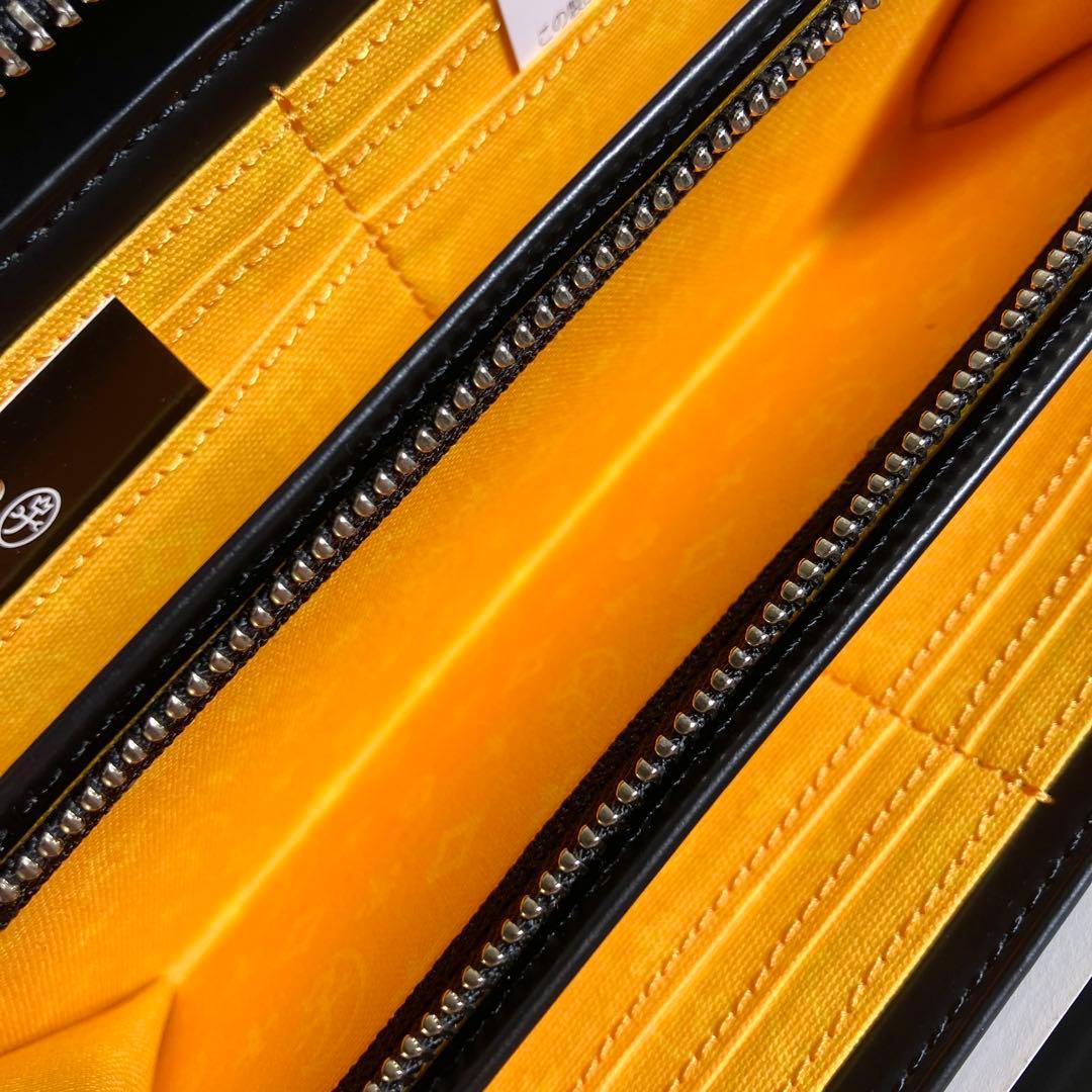 【未使用】 カステルバジャック ラウンドジップ ロングウォレット デカロゴ