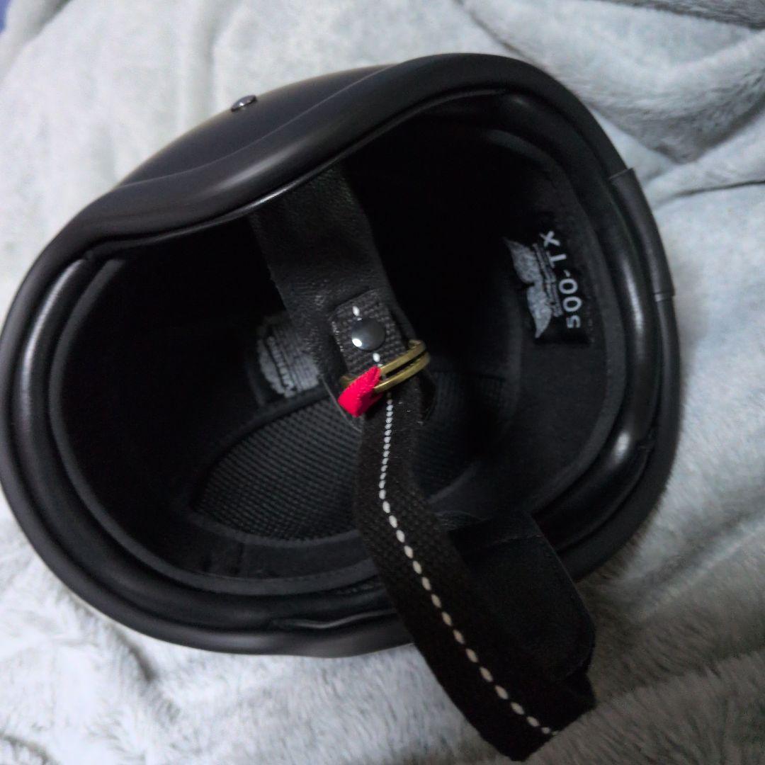 500-TX ジェットヘルメット マットブラック　61〜62cm