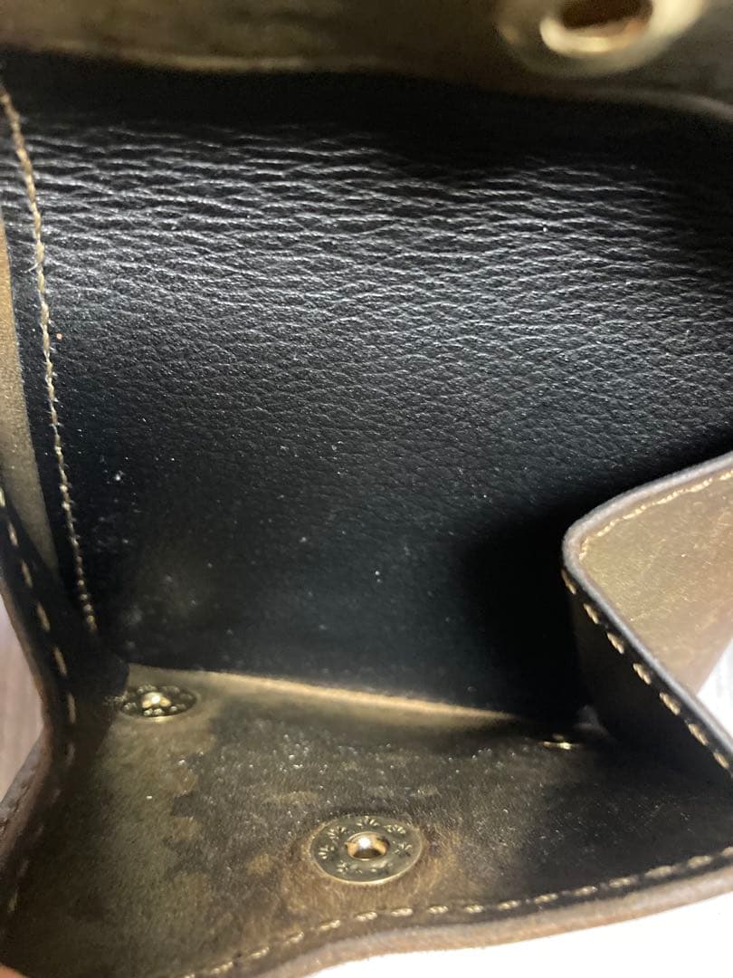 WILD SWANS CASA ダークブラウン 二つ折り財布