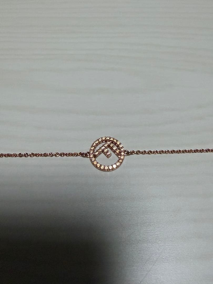 【美品】FENDI ブレスレット ピンクゴールド フェンディ