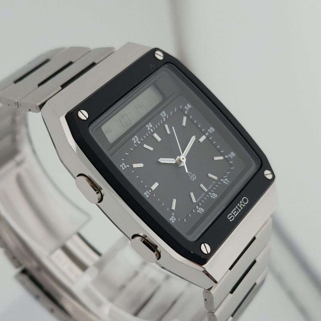 [レア] SEIKO ハイブリッド H357-5010 アナデジ腕時計