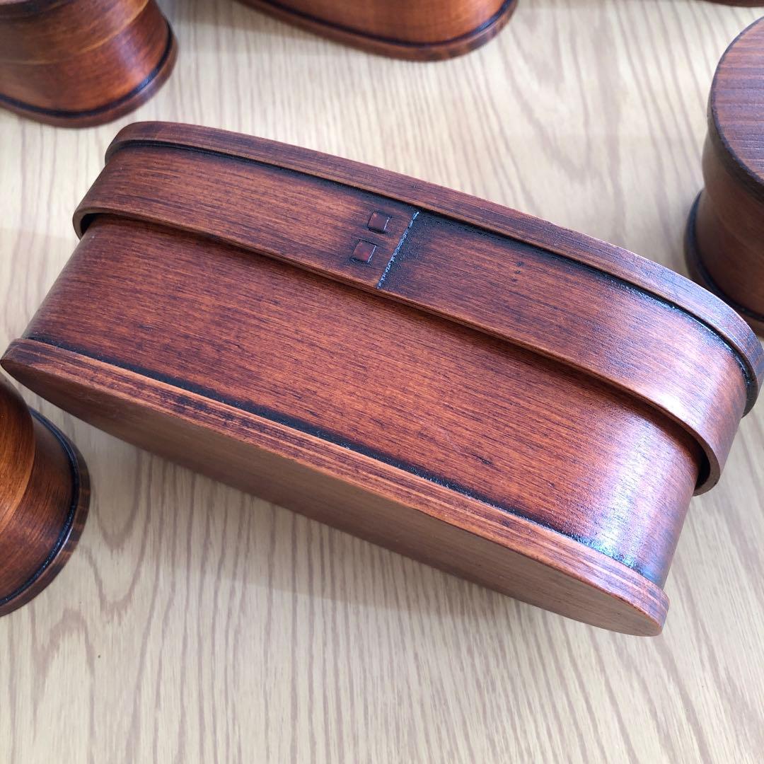 曲げわっぱ弁当箱　6箱　まとめ売り