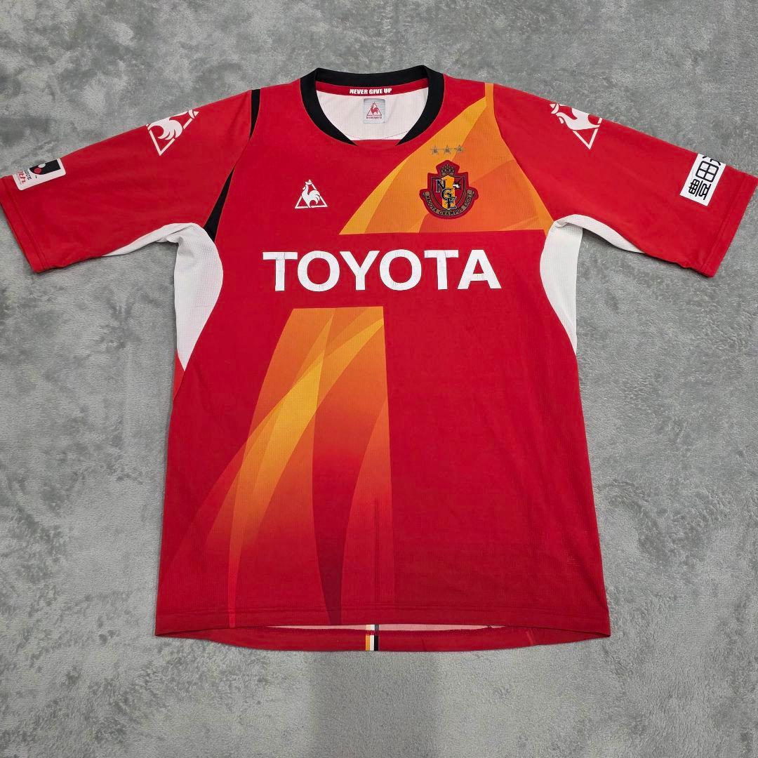 名古屋グランパス　13-14　ユニフォーム　XO　レッド　ルコック　鯱　Jリーグ