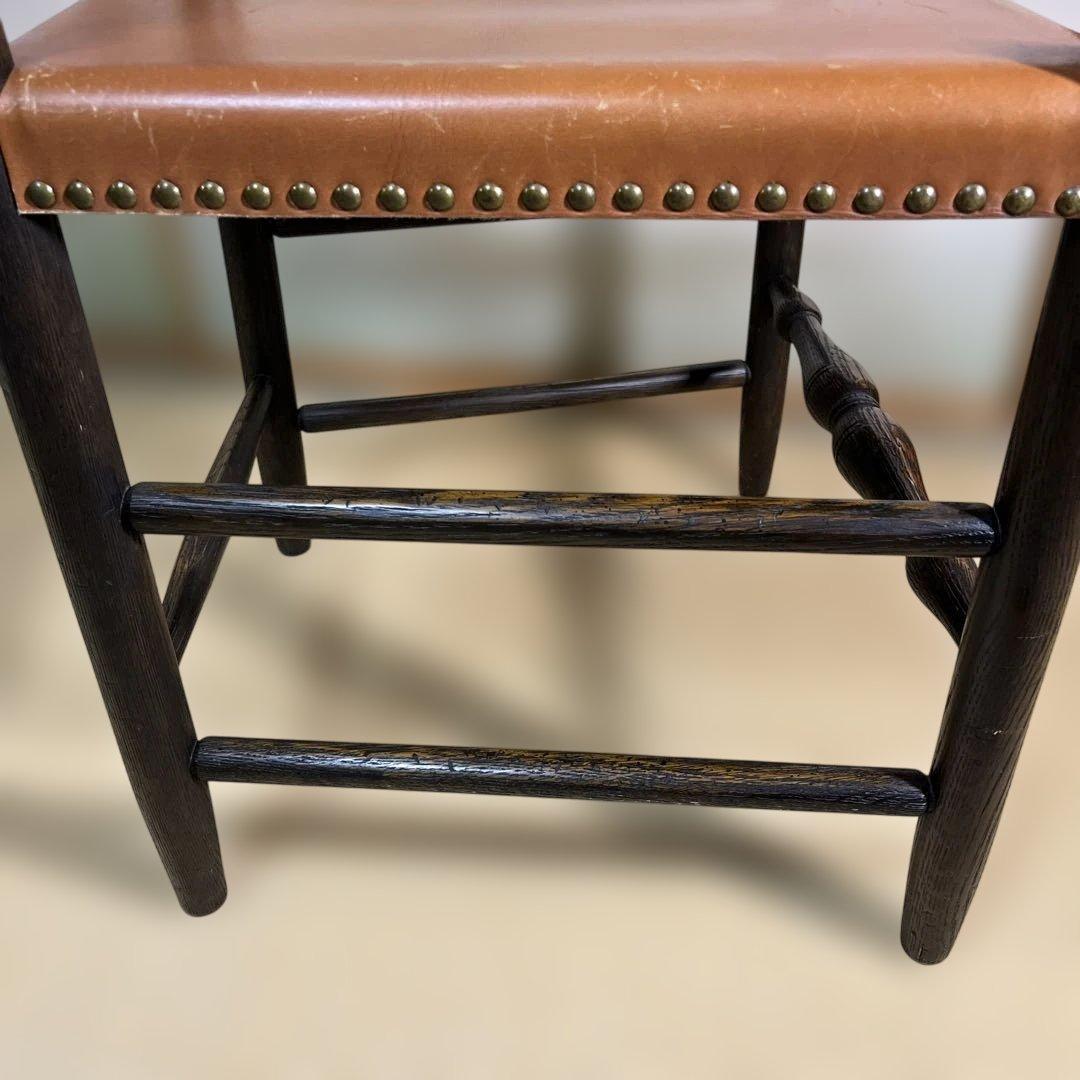 PROVINCIAL ラダーバックチェア　飛騨産業　プロヴィンシャル　革張替無し