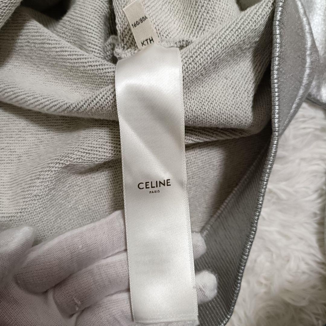 かーぼ様　美品✨️　セリーヌ　パーカー　シルバー　XS