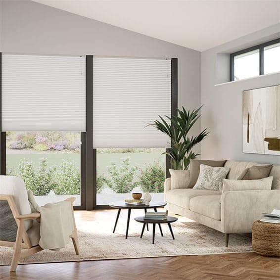 未使用　ハニカムシェード　ホワイト　96×81