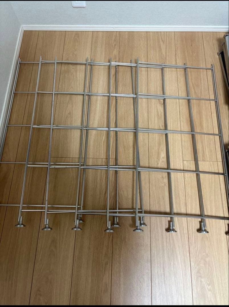 【内容変更可能】　無印良品　ステンレスユニットシェルフ　セット　帆立　棚