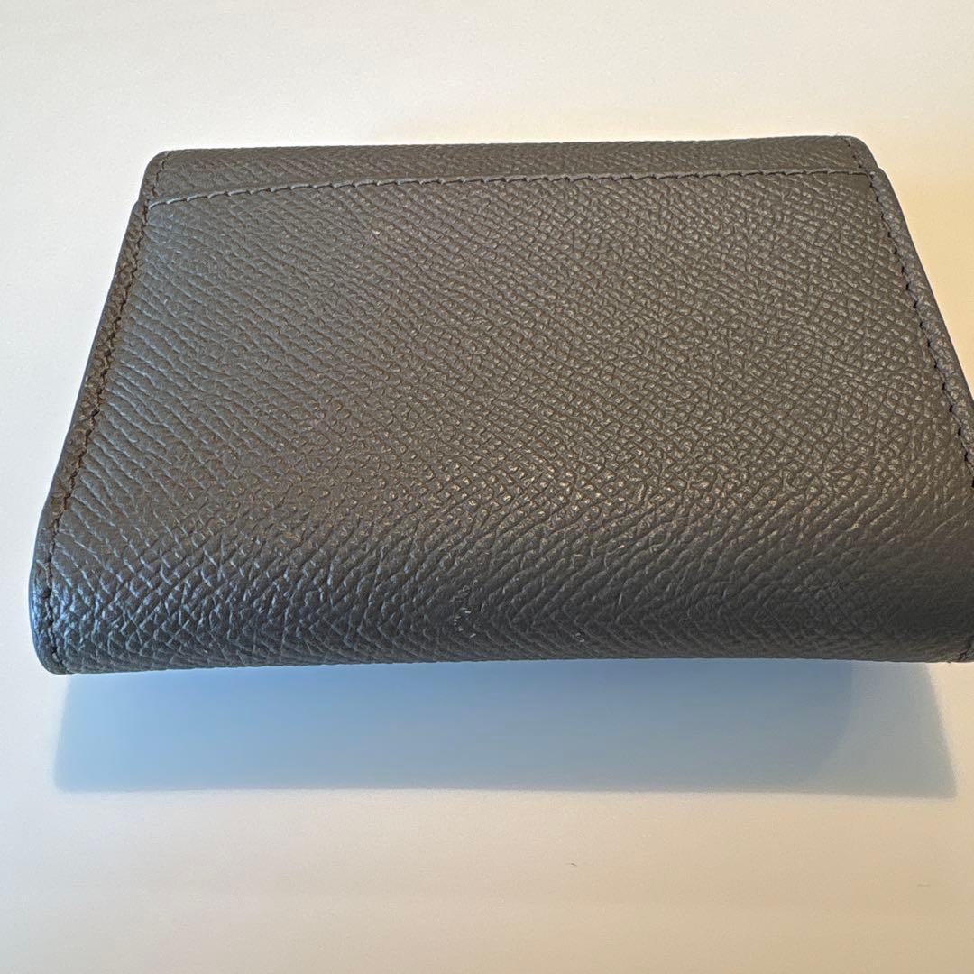マルジェラ　三つ折り財布　グレー