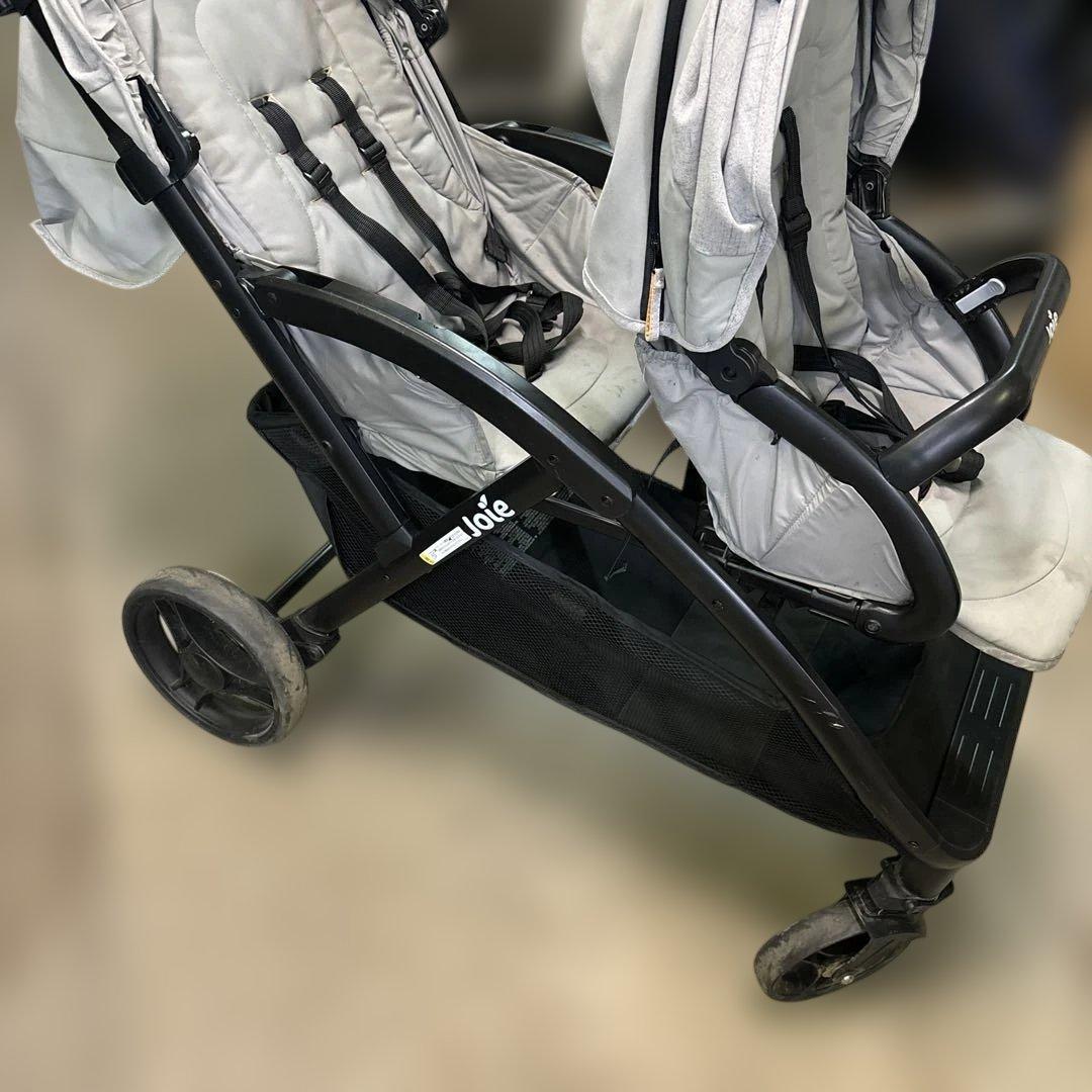 joie ダブルベビーカー グレー(双子ちゃん用)引き取り限定