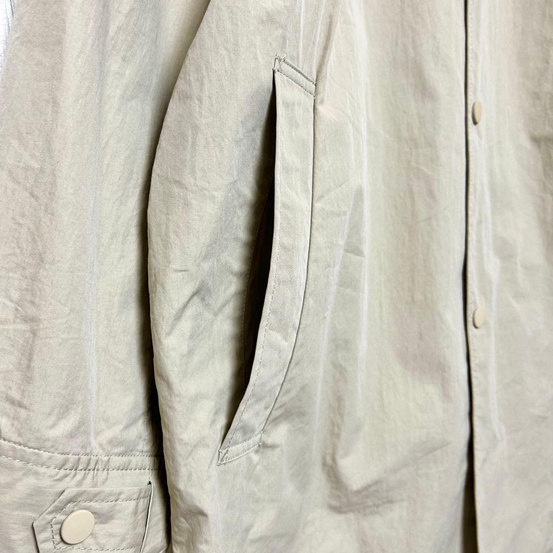 2024スピックアンドスパン コットンナイロン ステンカラーテントコート