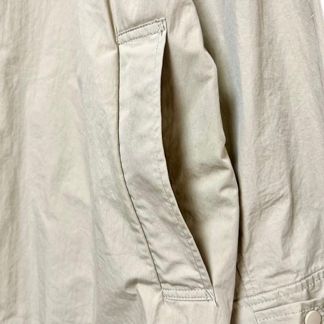 2024スピックアンドスパン コットンナイロン ステンカラーテントコート