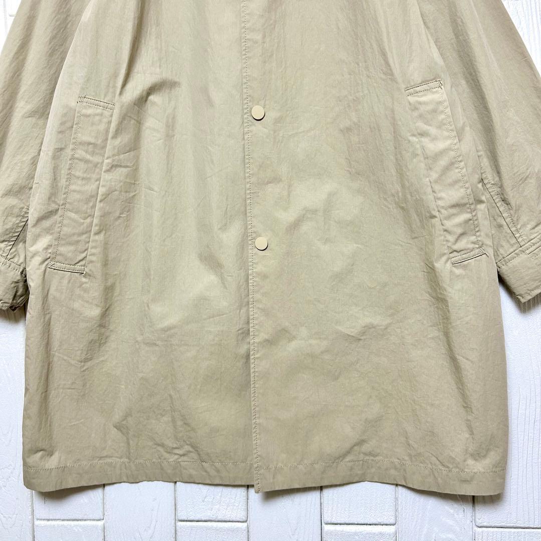 2024スピックアンドスパン コットンナイロン ステンカラーテントコート
