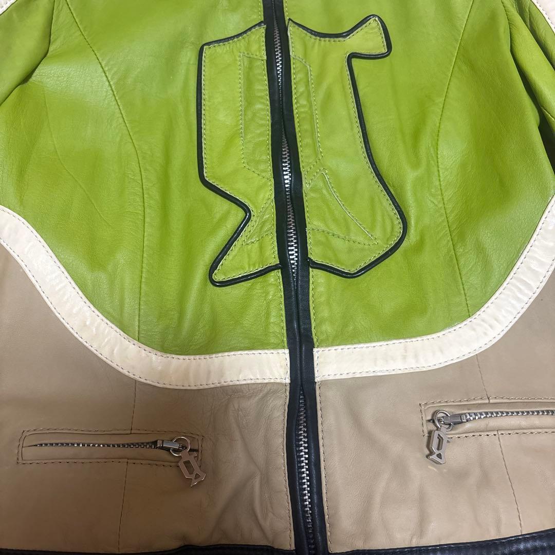 ⠀*⠀様 galliano レザーライダースジャケット