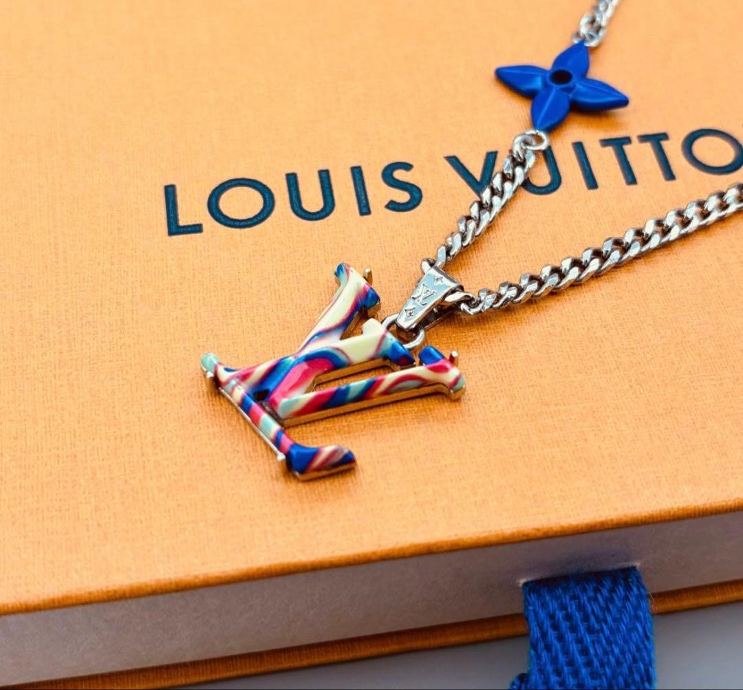 ち*り様 ルイヴィトン MP3353 コリエ LV サイケデリック ネックレス