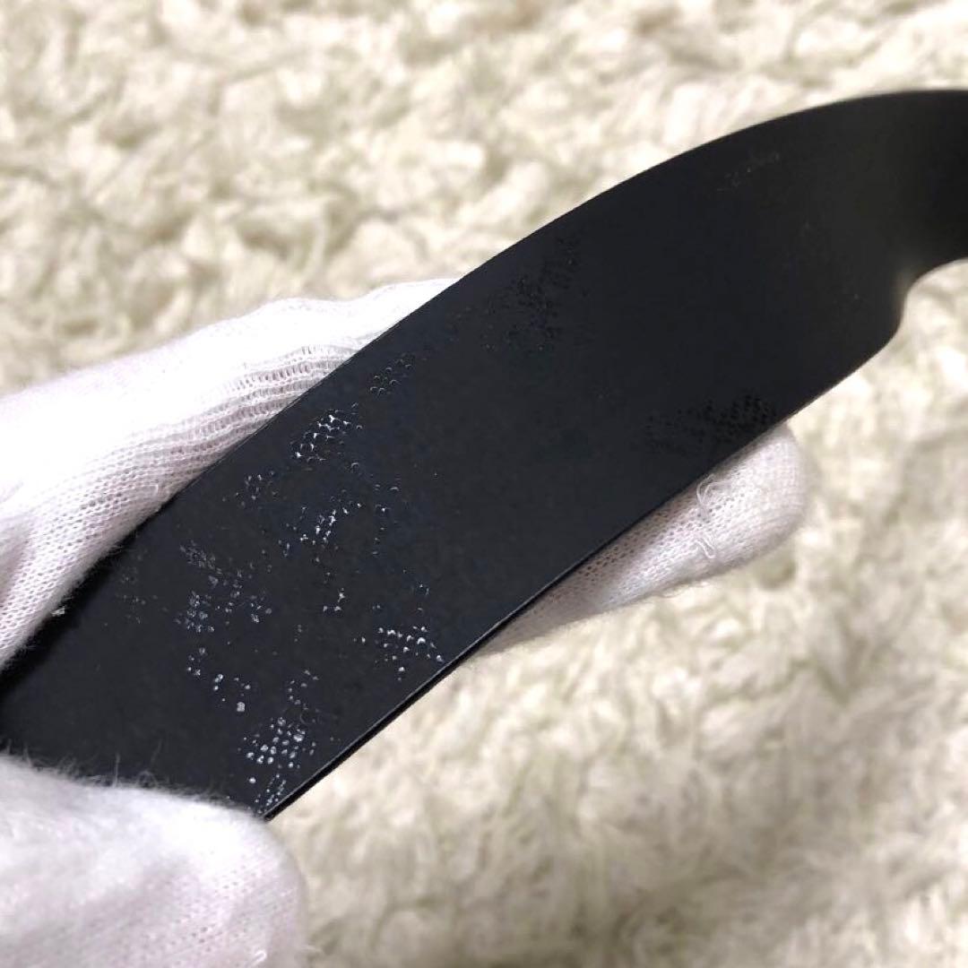 未使用✨ダンヒル　レザーベルト　ロゴ　ブラック