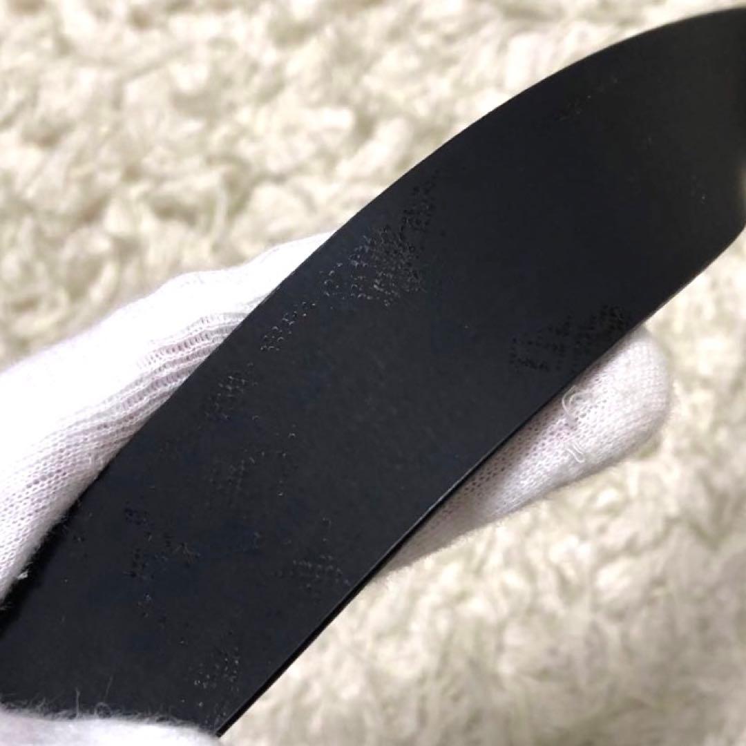 未使用✨ダンヒル　レザーベルト　ロゴ　ブラック